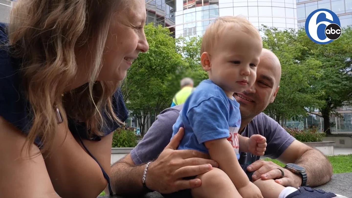 Nate with his family in the story video