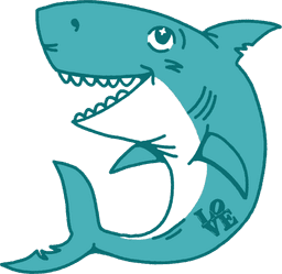Nate's Shark Mascot
